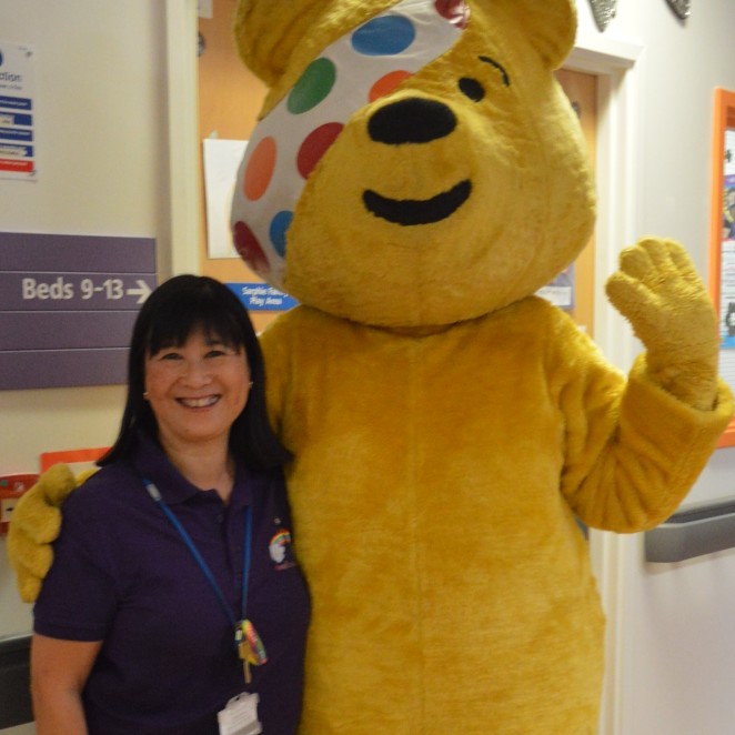 Amanda Tibbels working at John Radcliffe Hospital